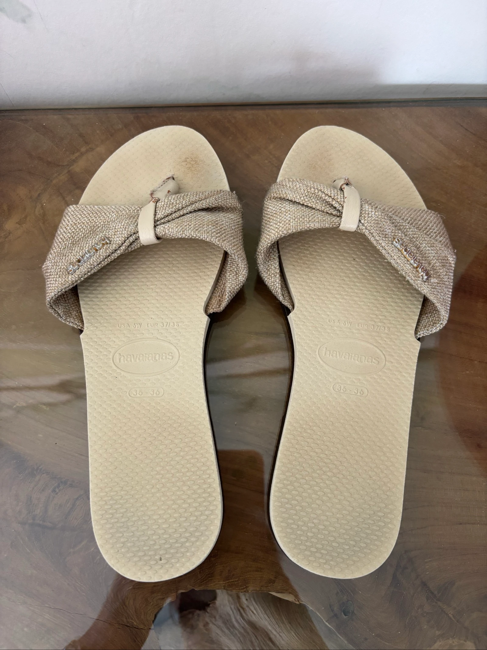 Mules Havaianas beige mujer 37 – photo 2